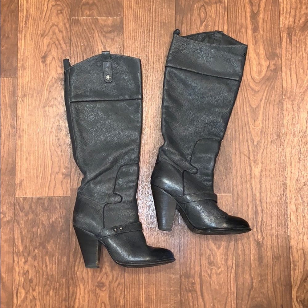 Black Leather Boots